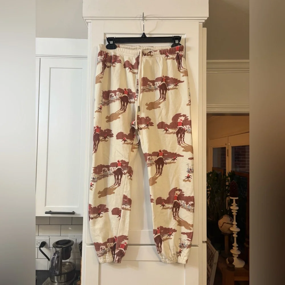 new The Great Stadium sweatpants in riding horses print_4